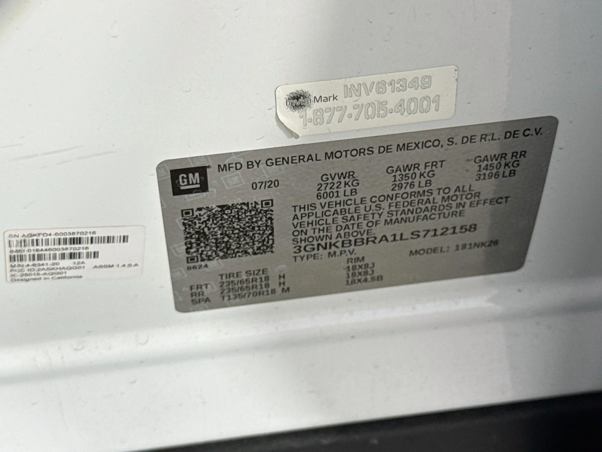 Used 2020 SUMMIT WHITE Chevrolet LT image 34