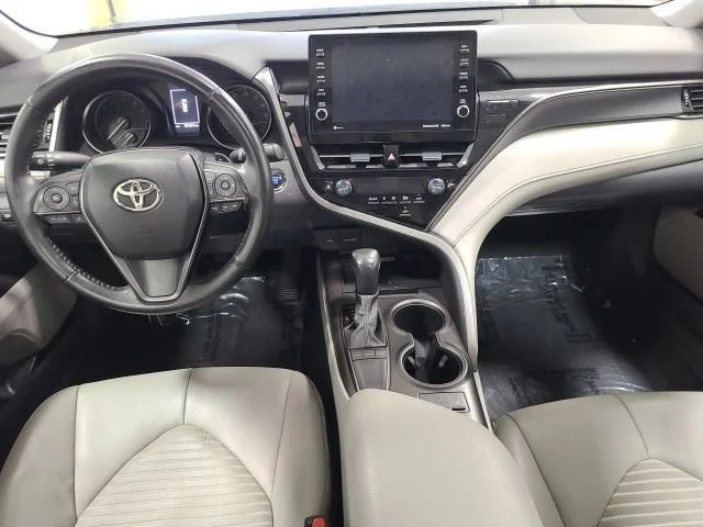 Used 2023 Midnight Black Metallic Toyota SE image 2