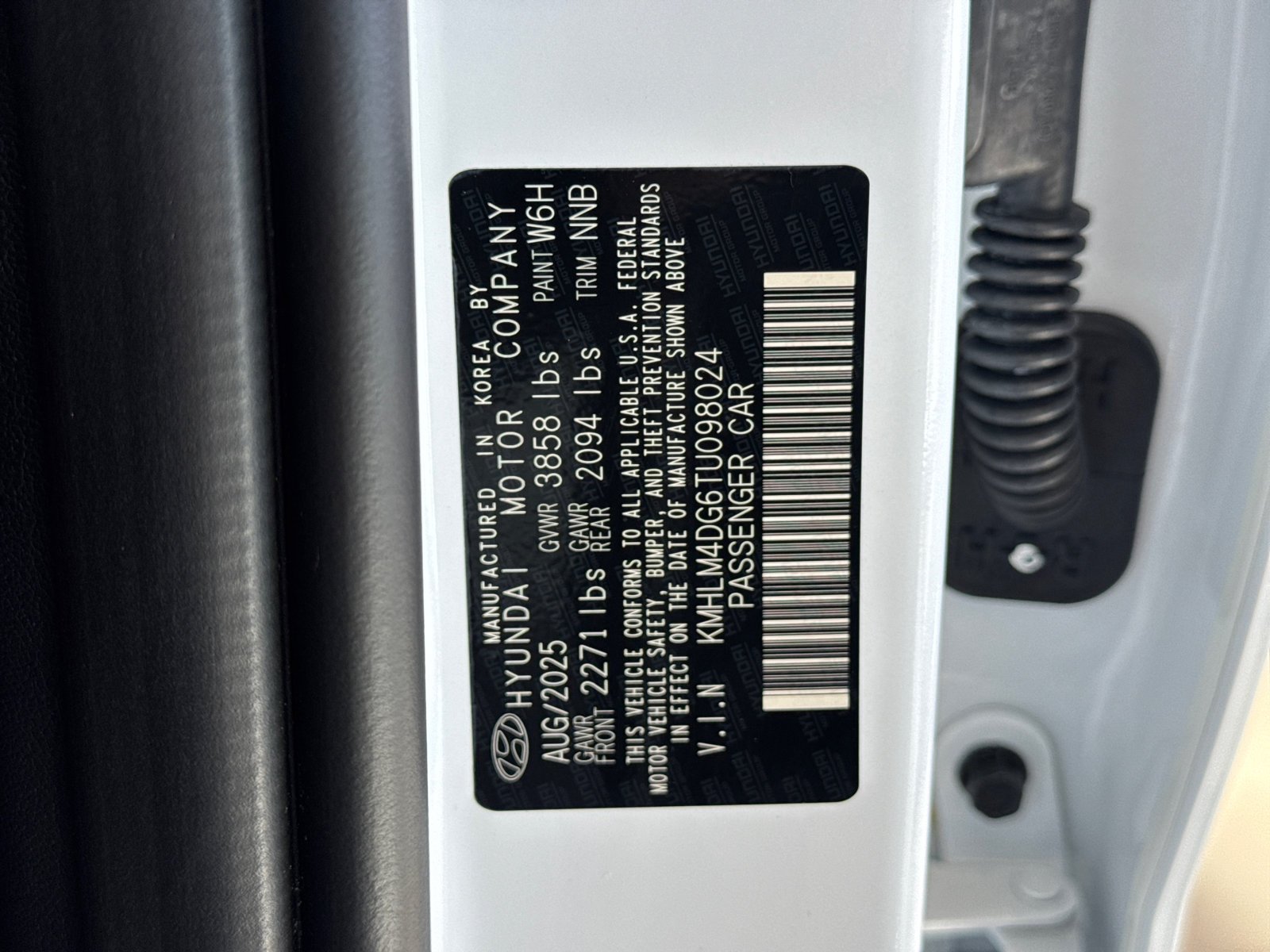 New 2026 Serenity White Hyundai SEL Sport image 23