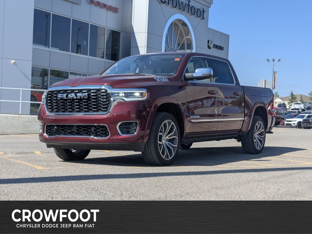 Certified Used 2025 Red RAM Tungsten - - 4x4 - Indigo Sea Salt Leather - Bed Utility Grp - Trailer Pkg & More! image 1