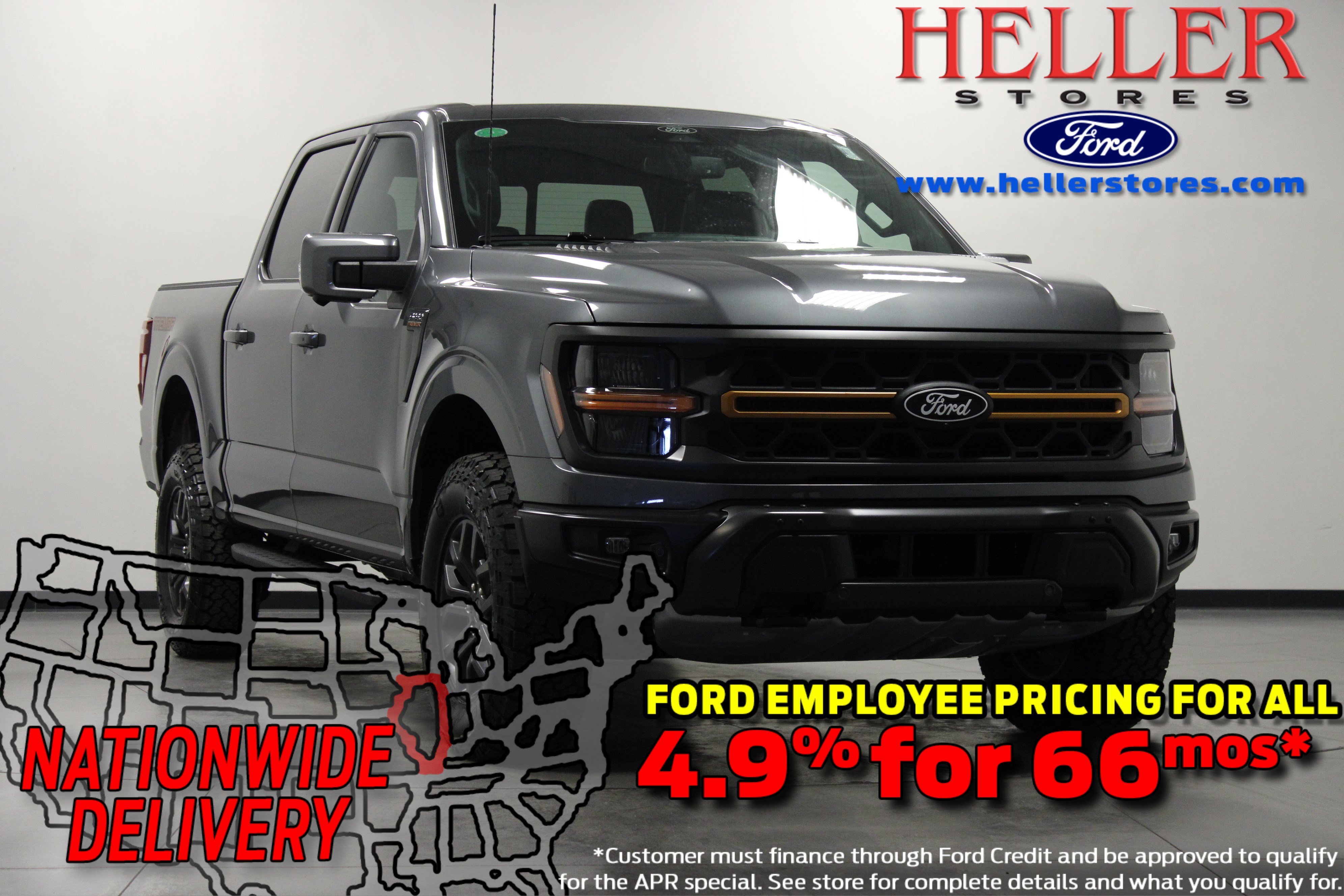 New 2026 Carbonized Gray Metallic Ford Tremor image 1
