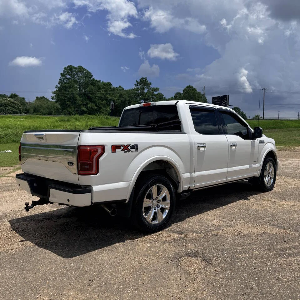 Used 2015 White Ford Platinum 4x4 4dr SuperCrew 5.5 ft. SB image 6