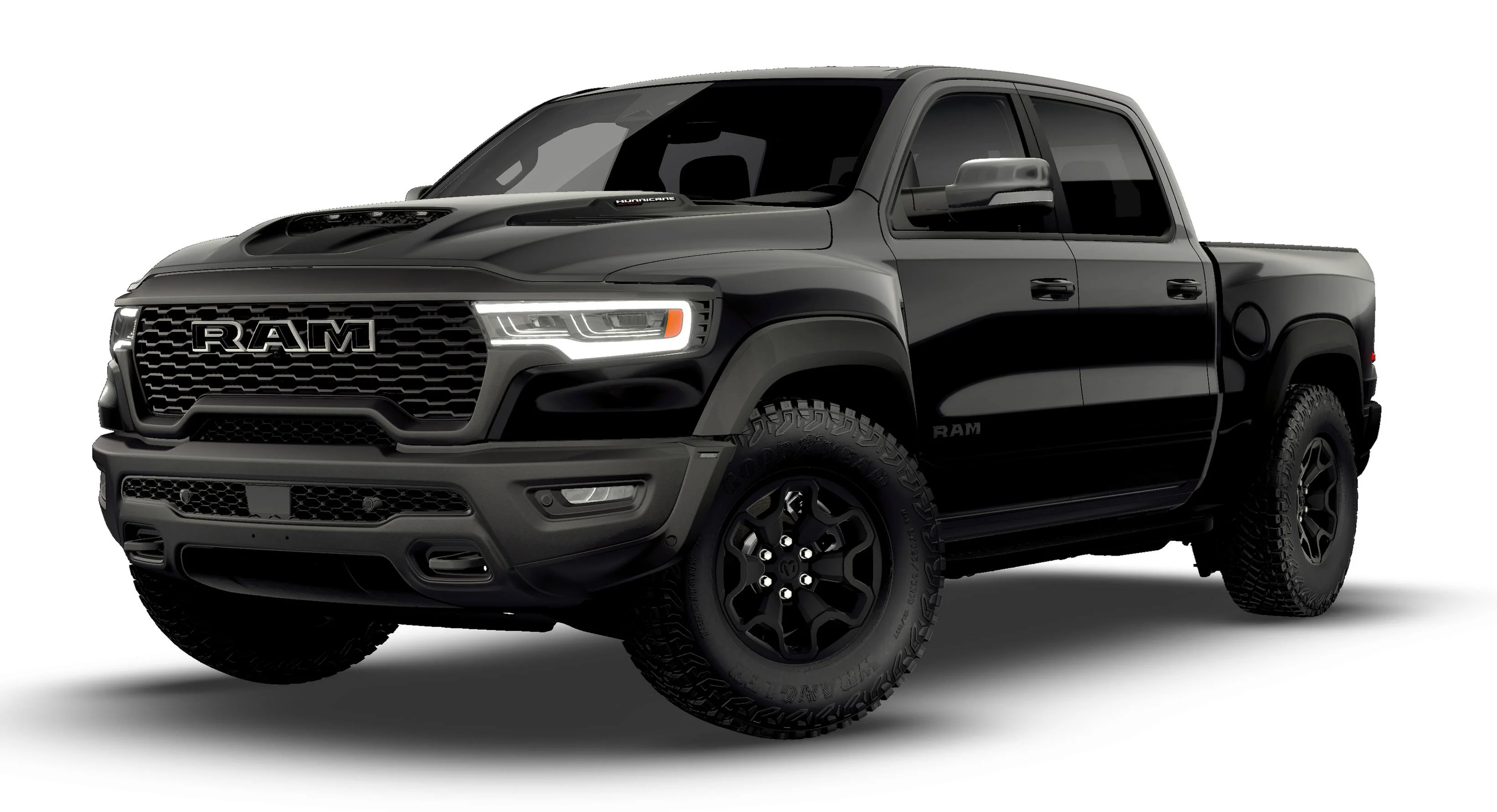 New 2026 Diamond Black Crystal Pearl-Coat Exterior Paint RAM RHO image 13