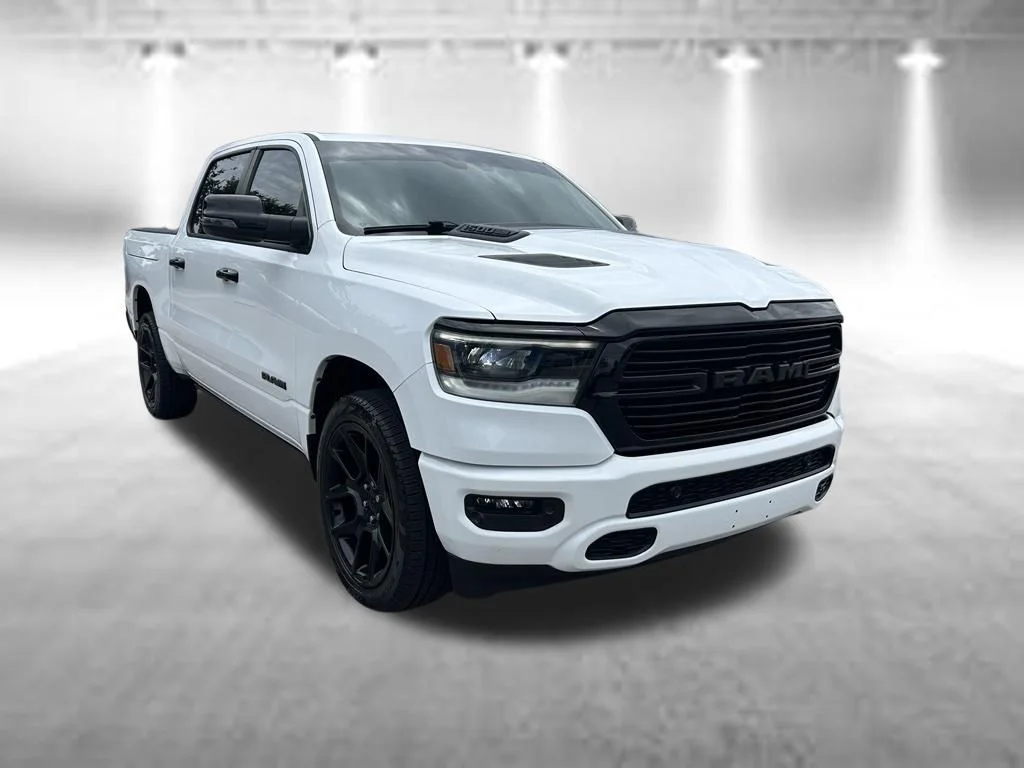 Used 2023 Bright White Clearcoat Ram Laramie image 2
