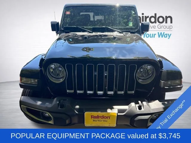 Used 2022 Black Clearcoat Jeep Overland image 2