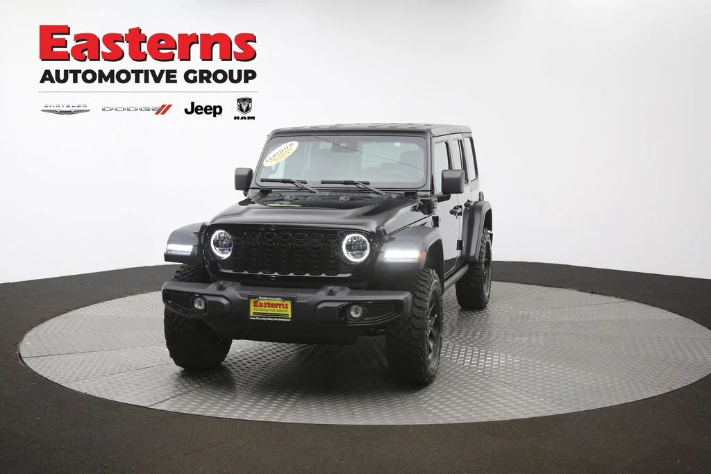 Used 2025 Black Jeep Willys 4xe image 54