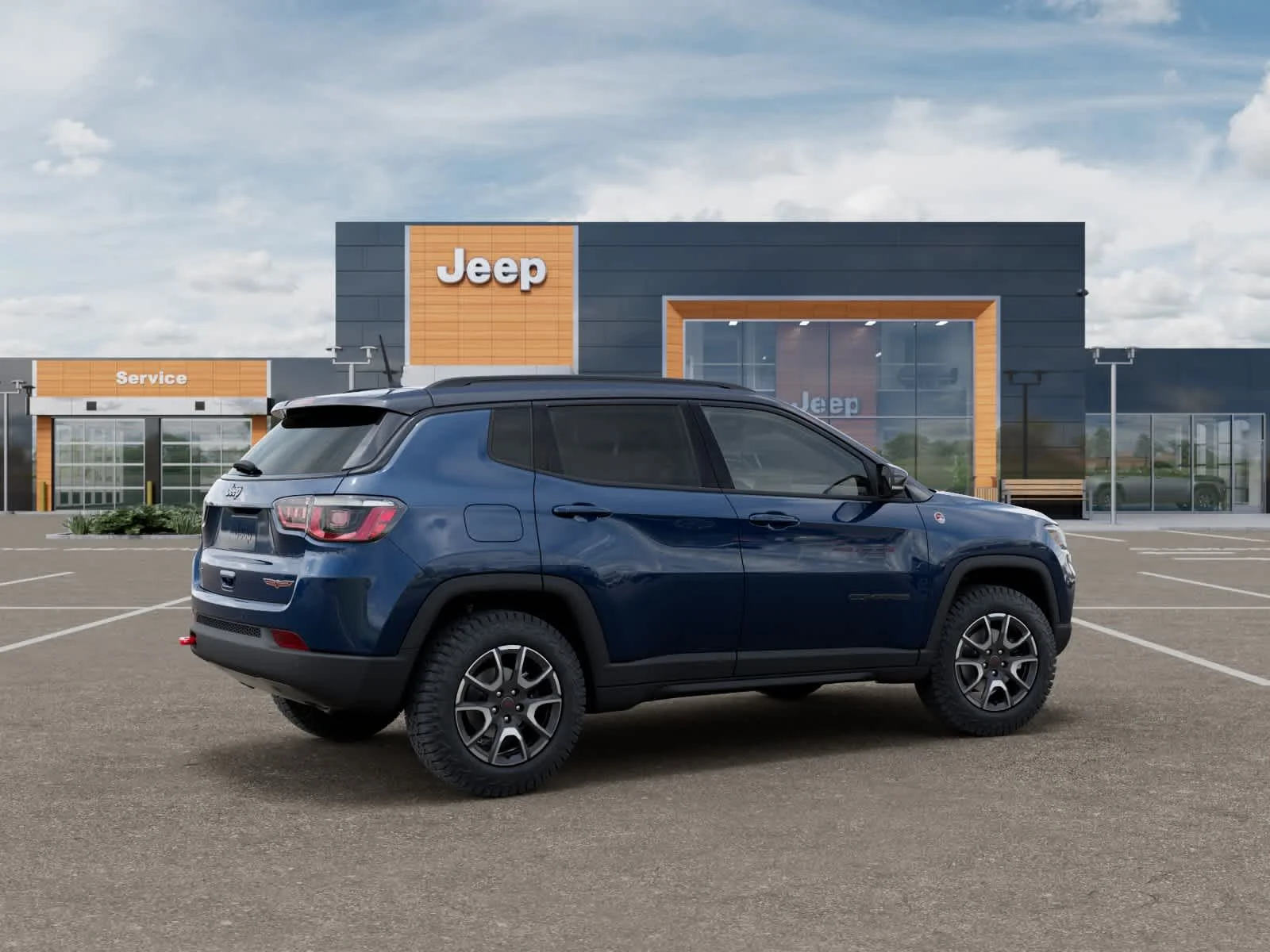 New 2026 Fathom Blue Pearl Coat Jeep Trailhawk image 4