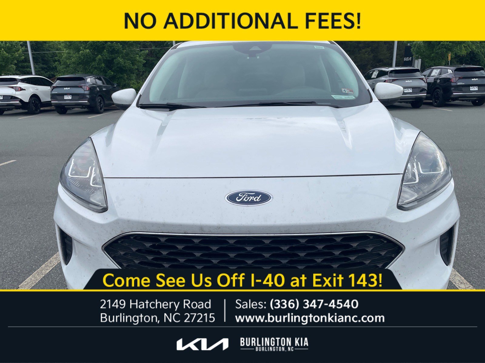 Used 2021 Oxford White Ford SE image 6