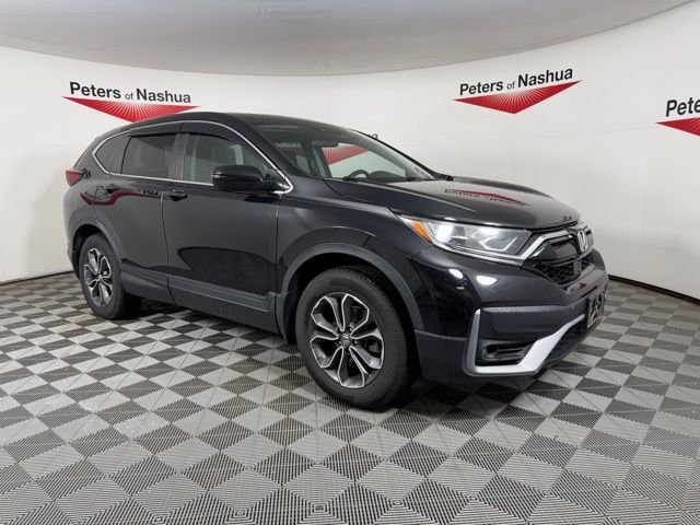 Certified Used 2021 Crystal Black Pearl Honda EX image 1