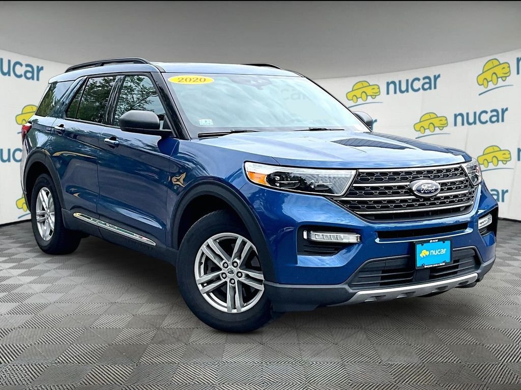 Used 2020 Blue Ford XLT image 1