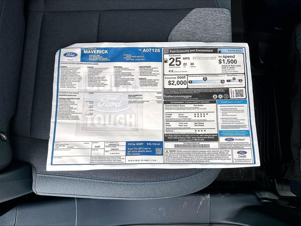 New 2026 White Metallic Ford XLT image 17