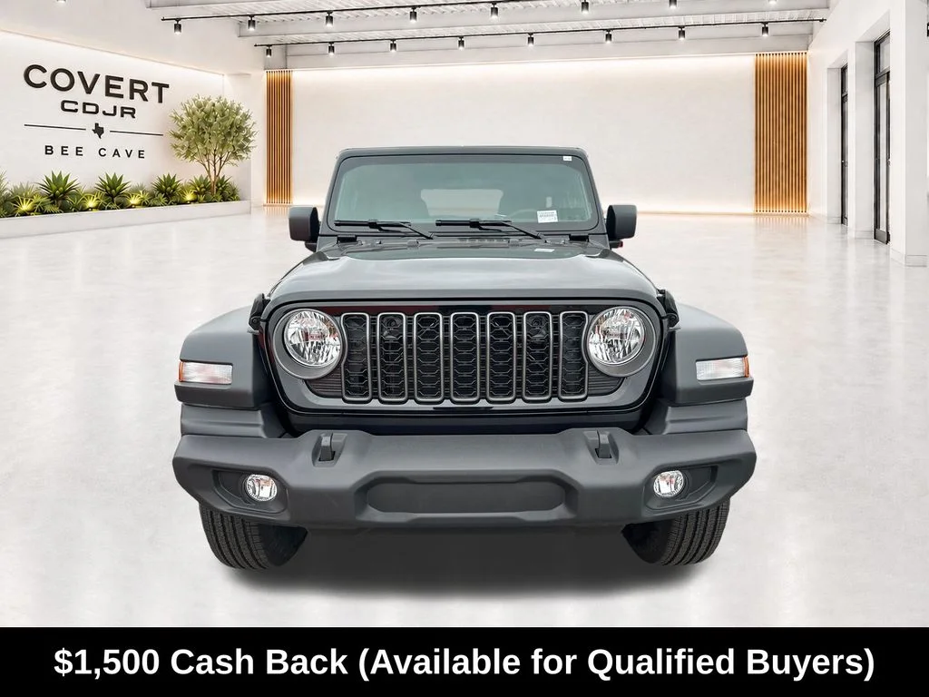 New 2026 Black Clearcoat Jeep Sport image 3