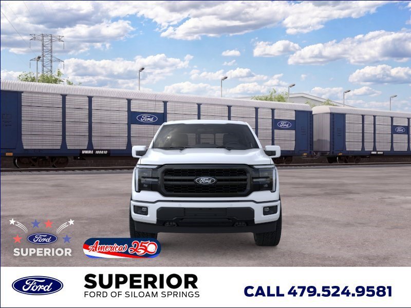 New 2026 Star White Metallic Tri-Coat Ford LARIAT image 6