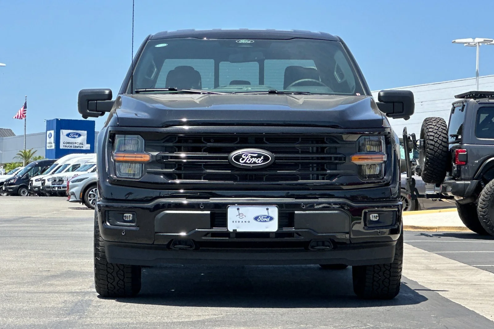 New 2026 Agate Black Metallic Ford XLT image 8