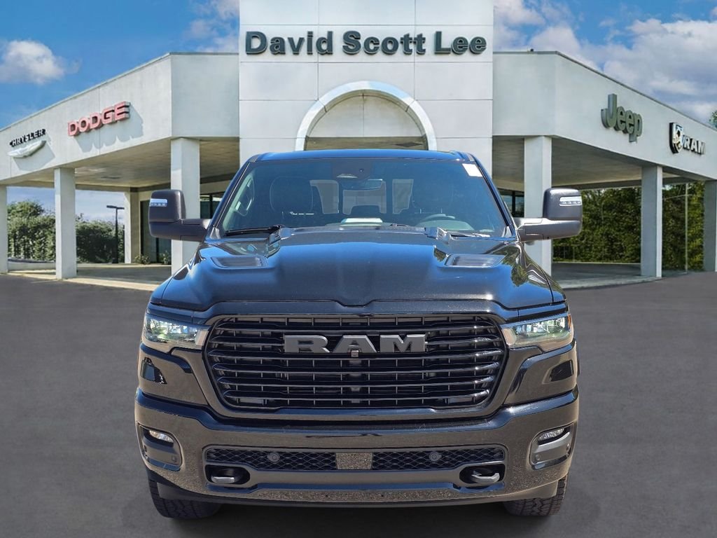 New 2026 Diamond Black Crystal Pearl-Coat Exterior Paint RAM Laramie image 2