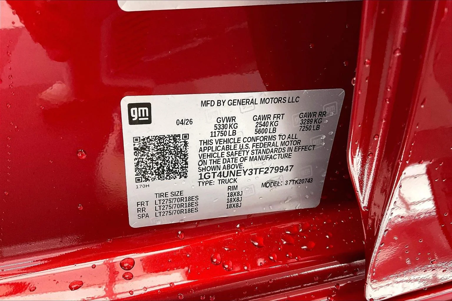 New 2026 Volcanic Red Tintcoat GMC SLT image 20