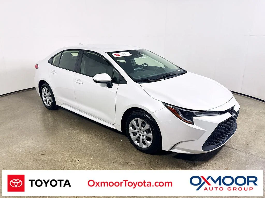 Certified Used 2022 Wind Chill Pearl Toyota LE image 1
