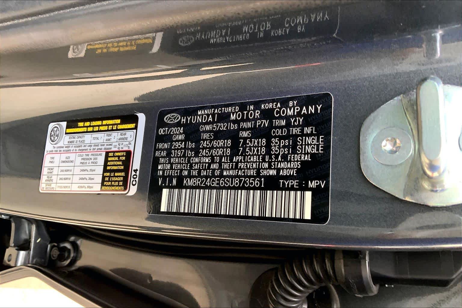 Certified Used 2025 Steel Graphite Hyundai SEL image 33
