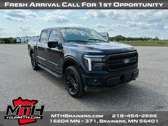 Certified Used 2025 Blue Ford Lariat image 2