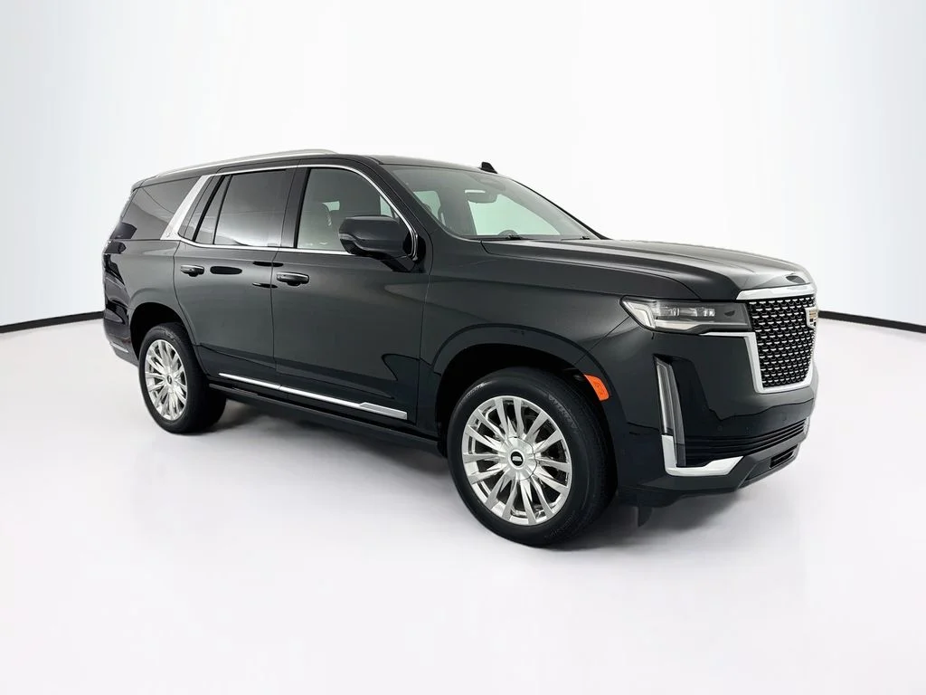 Used 2023 Black Cadillac Premium Luxury image 3