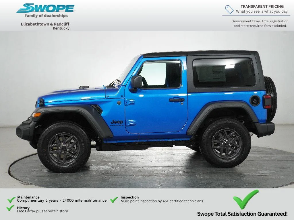 New 2026 Hydro Blue Pearl-Coat Exterior Paint Jeep Sport S image 11