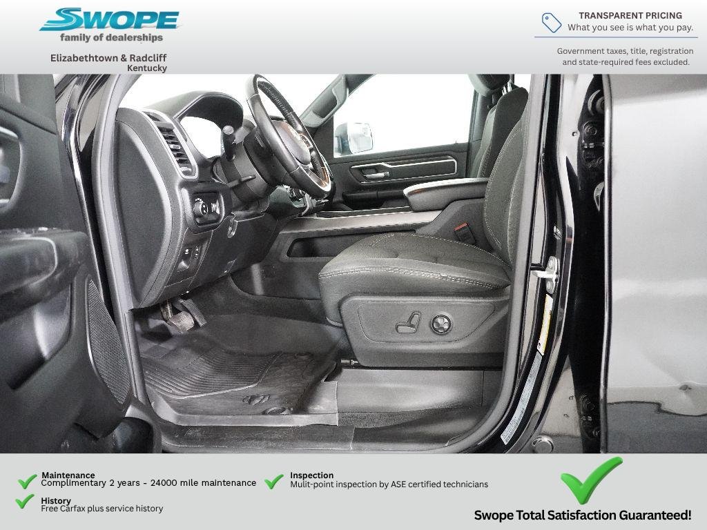 Used 2021 Diamond Black Crystal Pearlcoat Ram Big Horn image 12