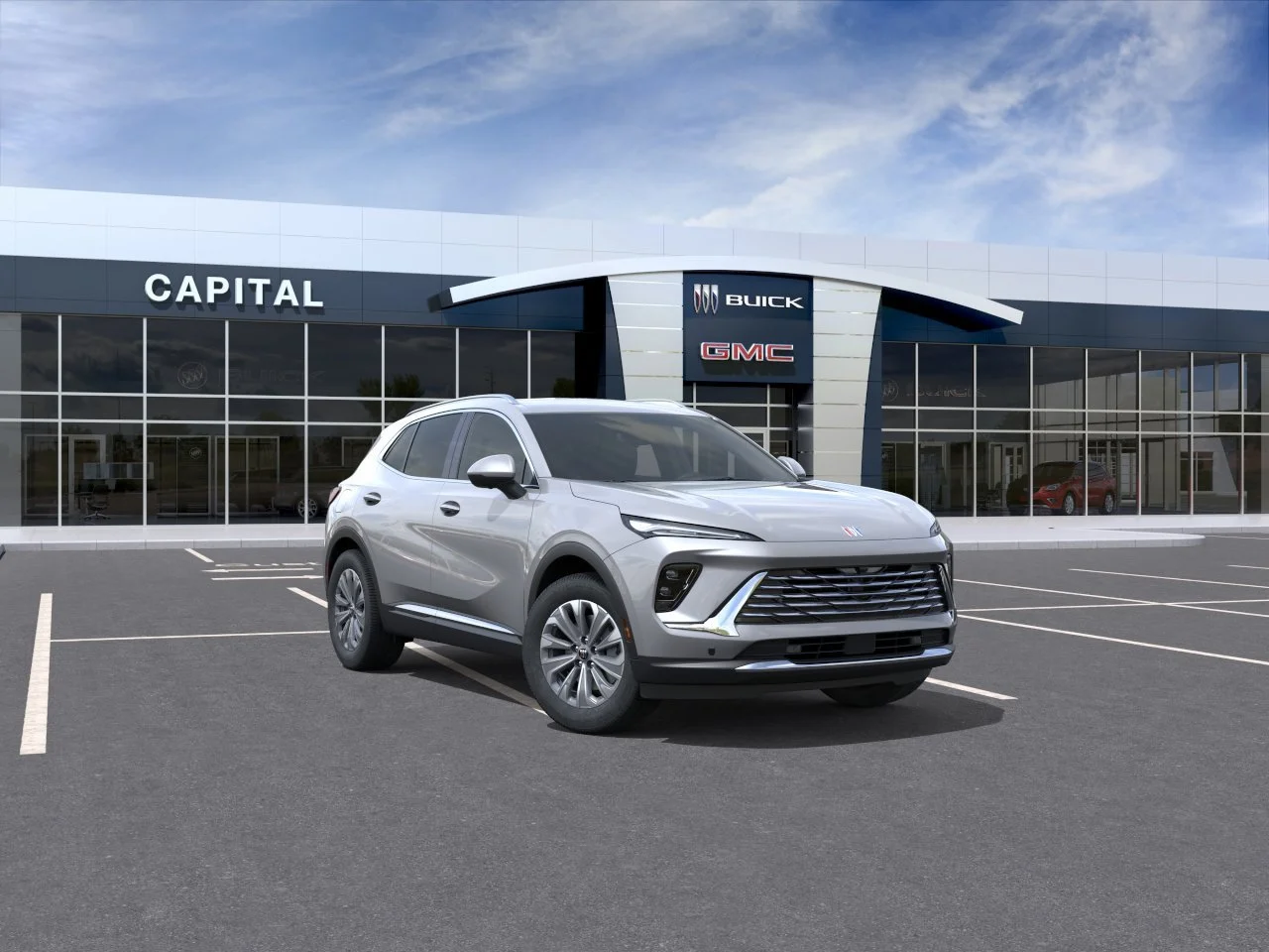New 2026 Moonstone Grey Metallic Buick Preferred AWD image 2
