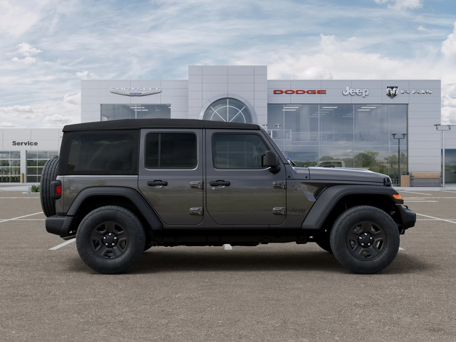 New 2026 Granite Crystal Metallic Clear-Coat Exterior Paint Jeep Sport image 54
