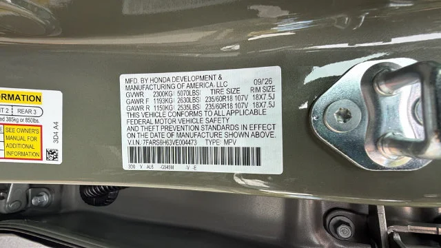 New 2027 Ash Green Metallic Honda TrailSport Hybrid AWD image 35