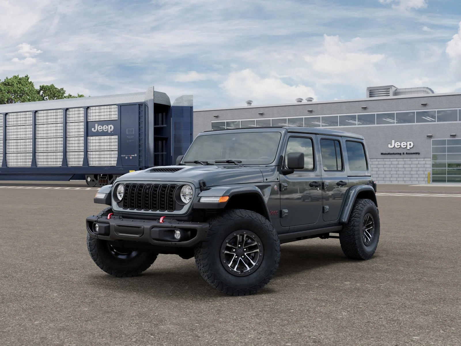 New 2026 Anvil Clear-Coat Exterior Paint Jeep Rubicon X image 1