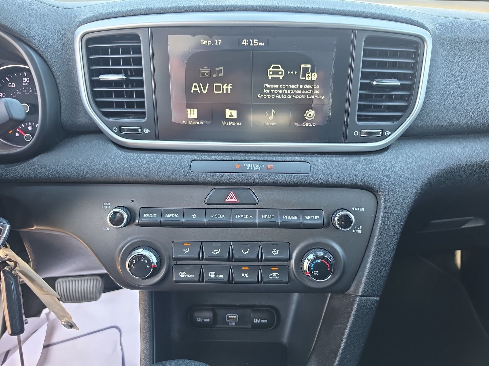 Used 2020 Red Kia LX image 16