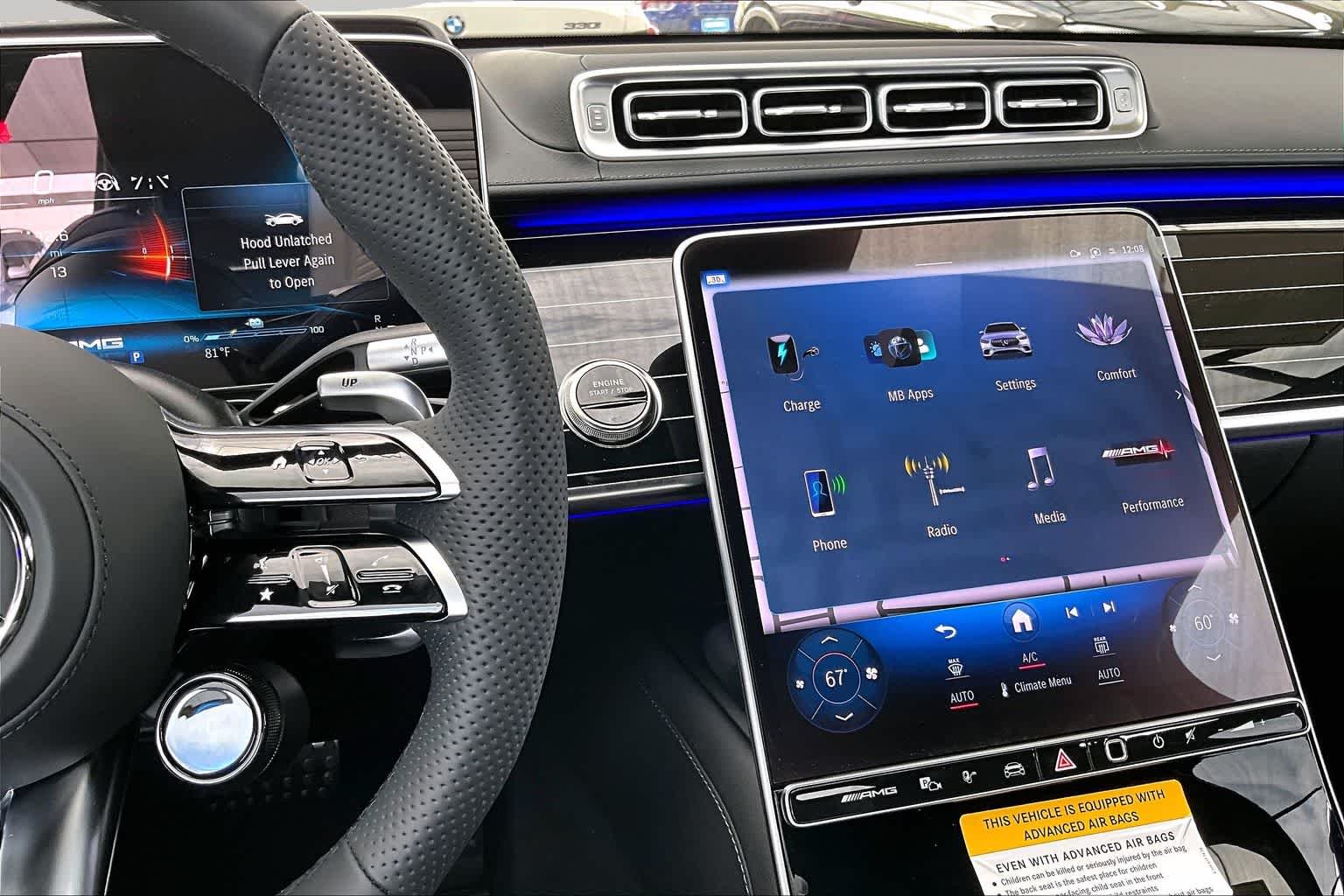 New 2026 Obsidian Black Metallic Mercedes-Benz AMG® S 63 E 4MATIC® Sedan image 9