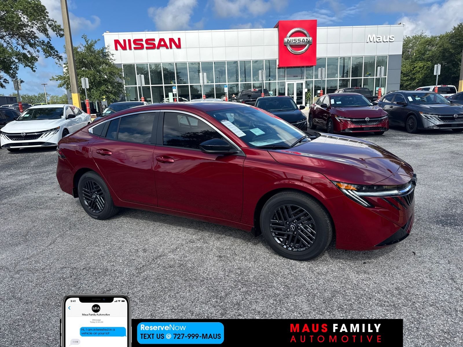 New 2026 Red Nissan SV image 1