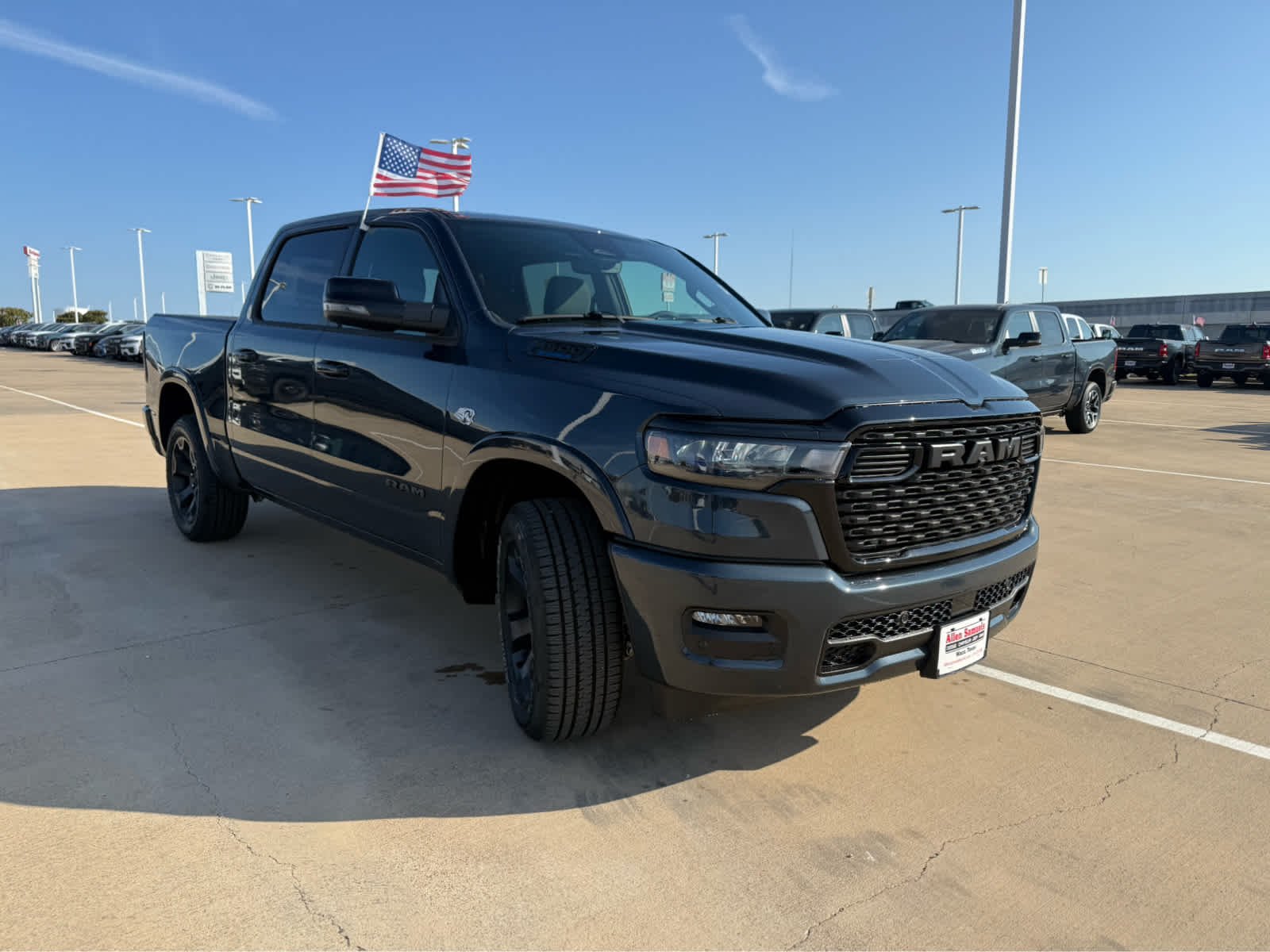 New 2026 Forged Blue Metallic Exterior Paint RAM Lone Star image 4