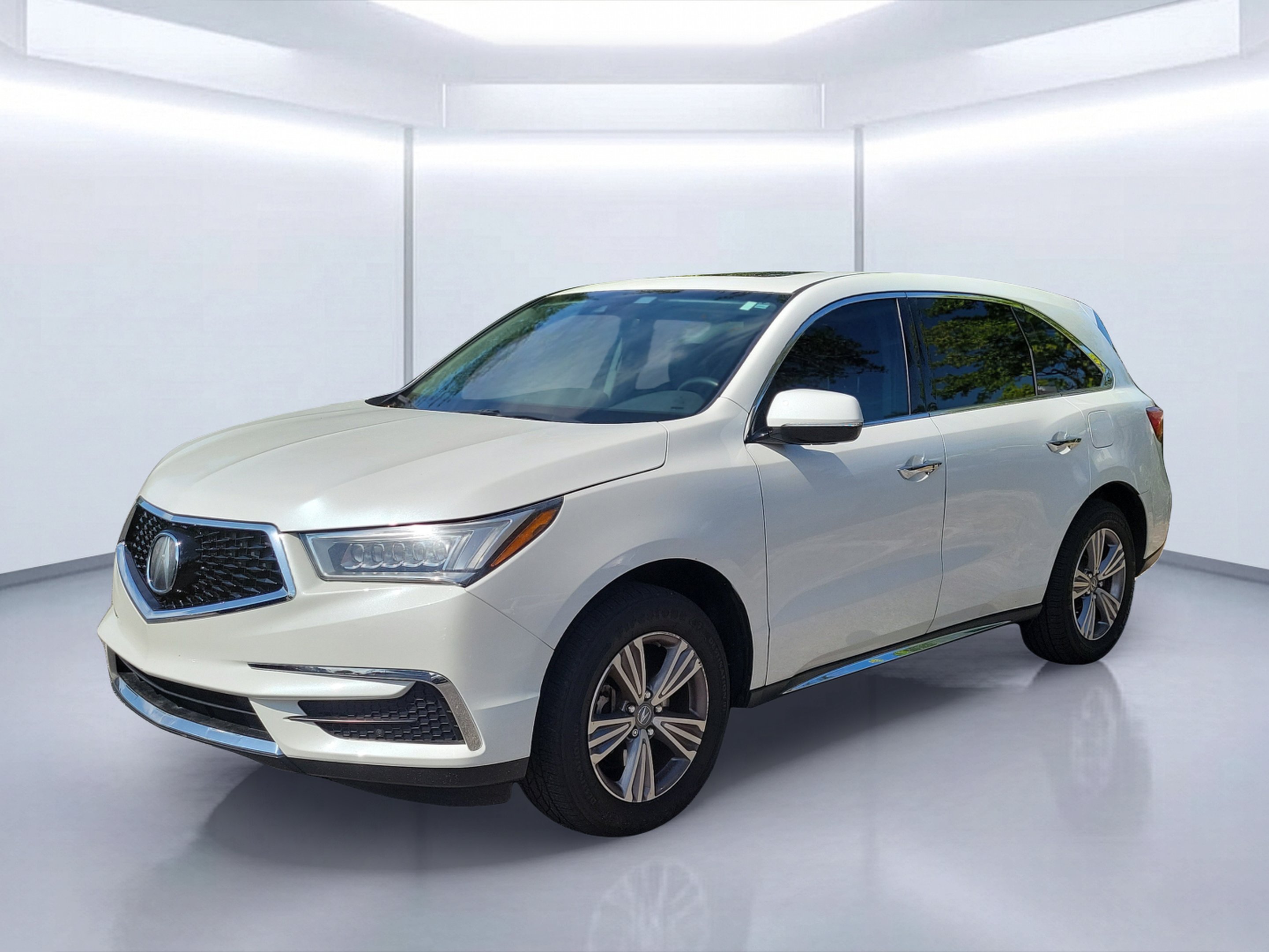 Used 2020 Platinum White Pearl Acura MDX image 2