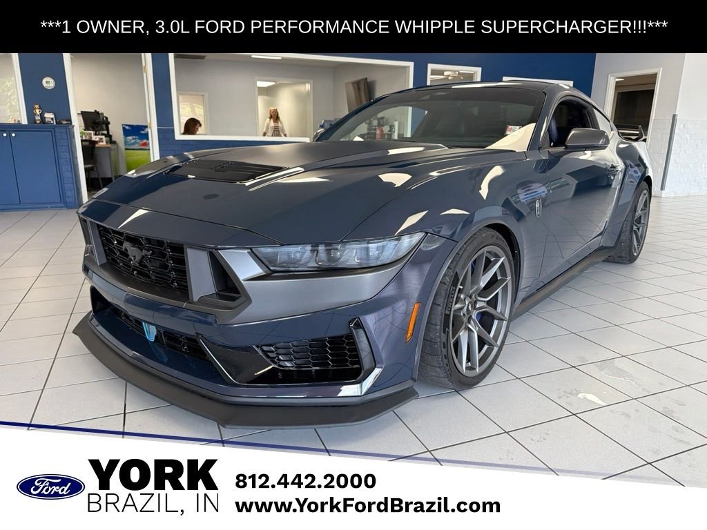 Used 2025 Blue Ford Dark Horse image 1
