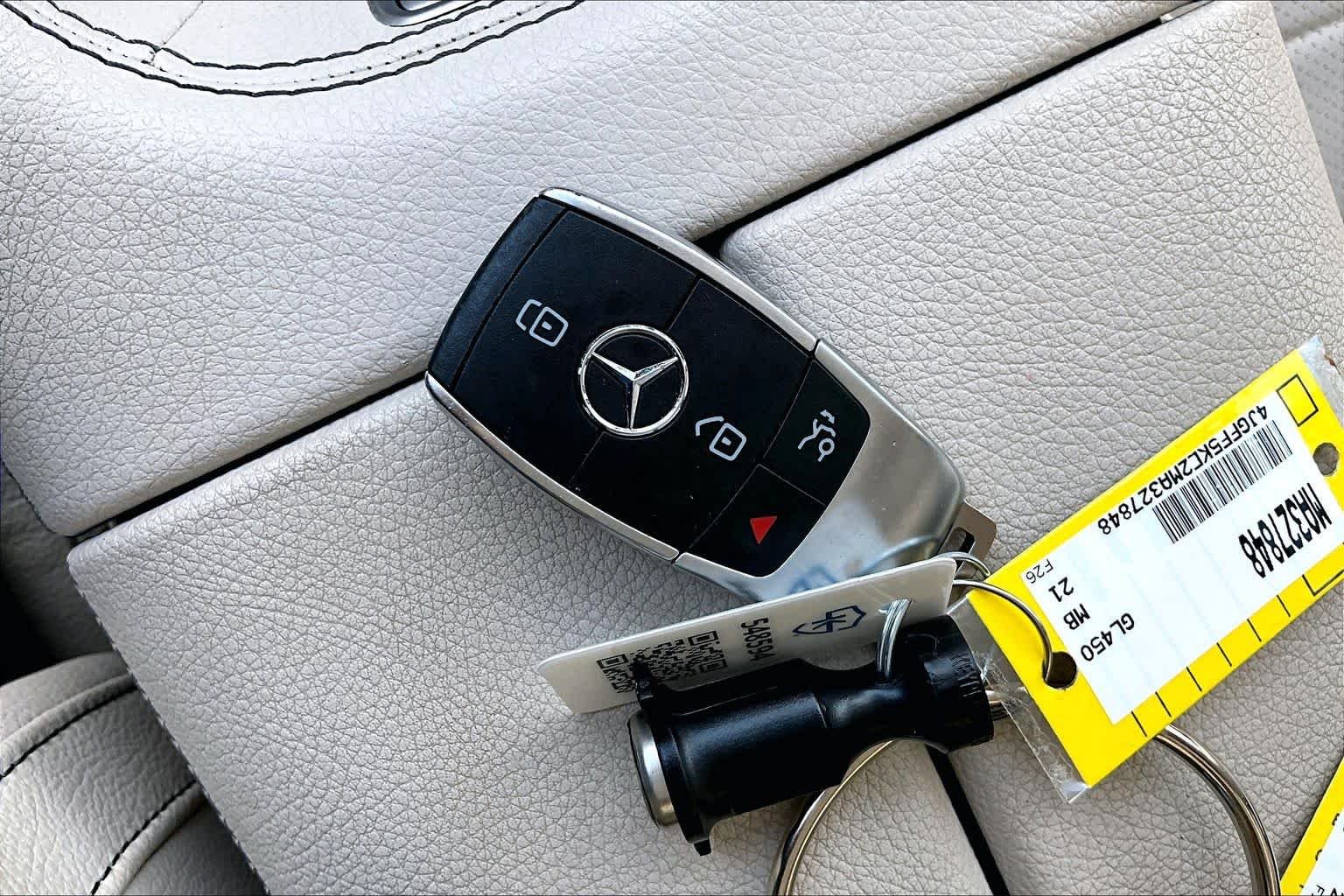 Used 2021 Lunar Blue Metallic Mercedes-Benz GLS 450 image 15