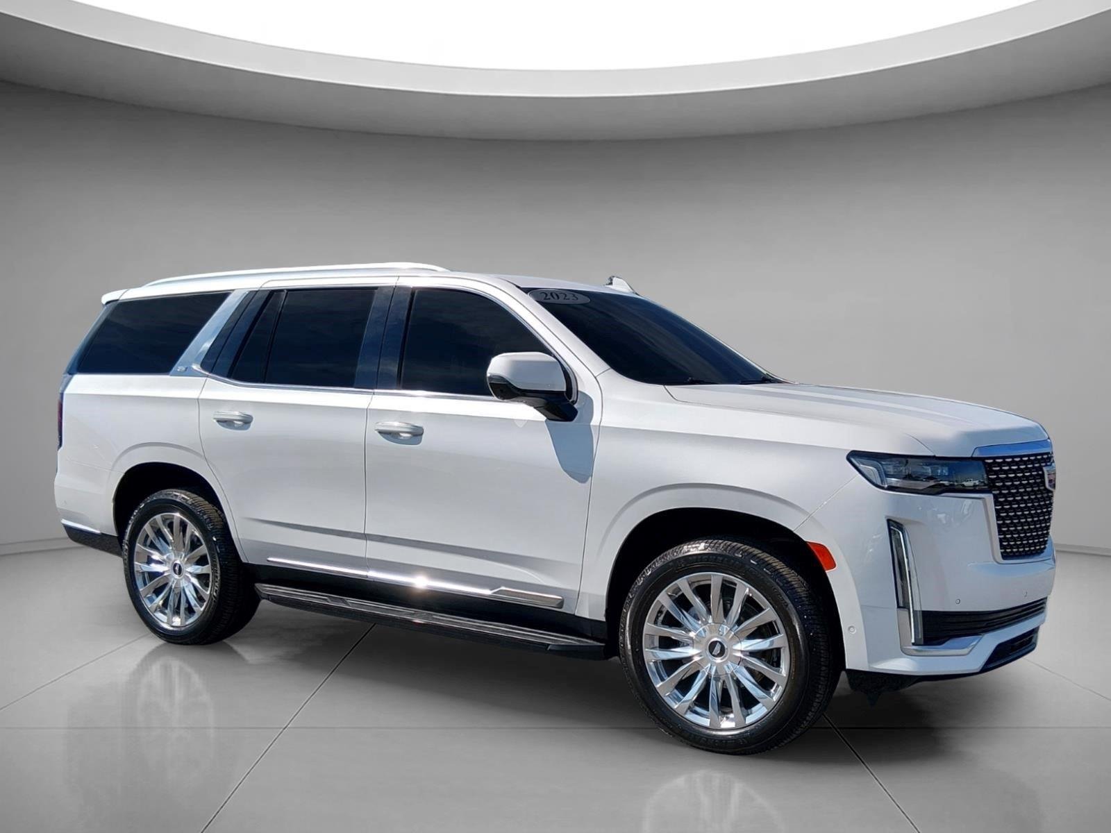 Used 2023 Crystal White Tricoat Cadillac 4WD Premium Luxury image 7