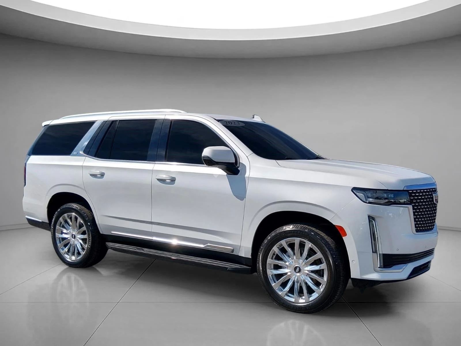 Used 2023 Crystal White Tricoat Cadillac 4WD Premium Luxury image 7