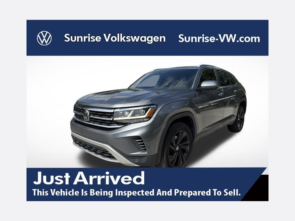Used 2020 Gray Volkswagen 3.6L V6 SEL image 1