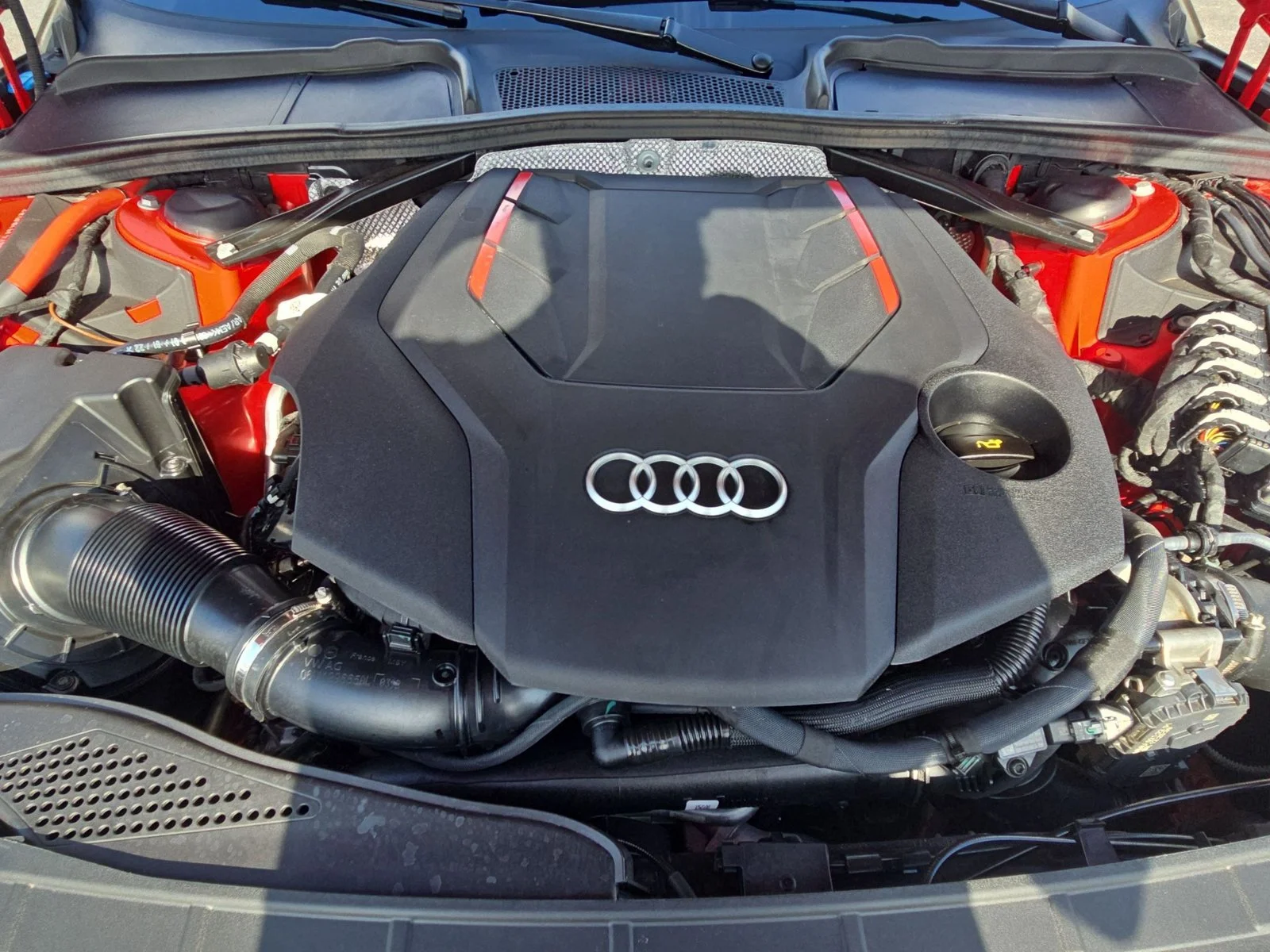 Used 2022 Tango Red Metallic/Black Roof Audi Premium Plus image 22