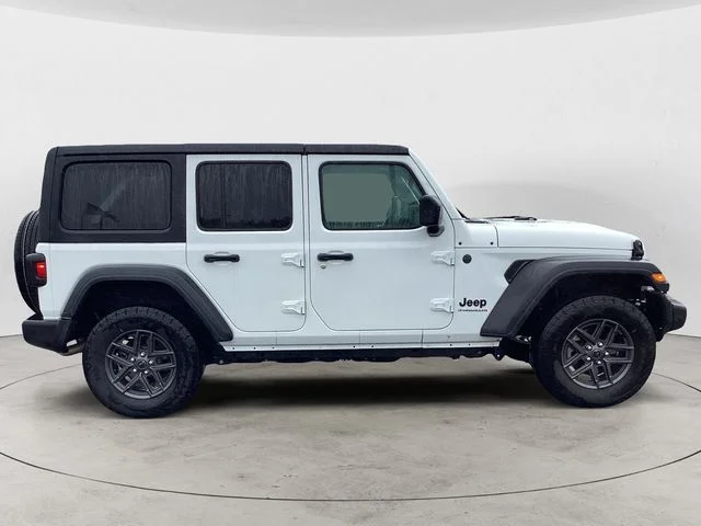 Certified Used 2025 Bright White Clearcoat Jeep Sport S image 6