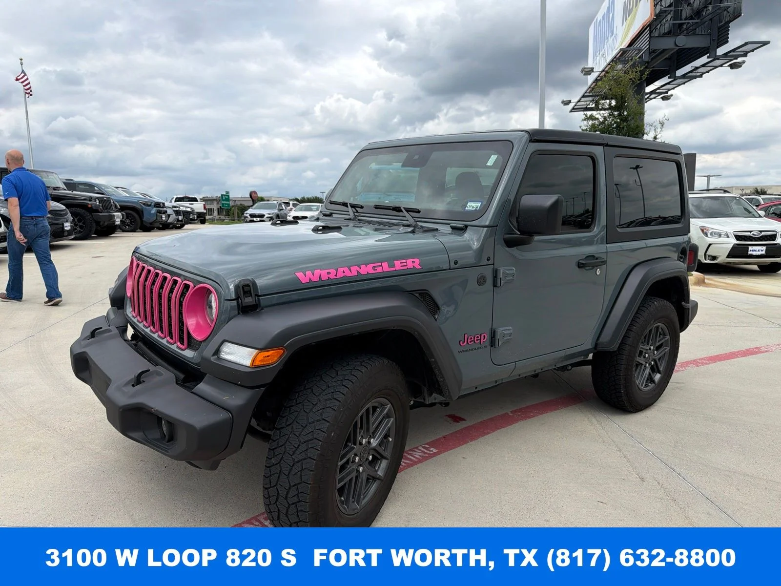 Used 2024 Gray Jeep Sport S image 1