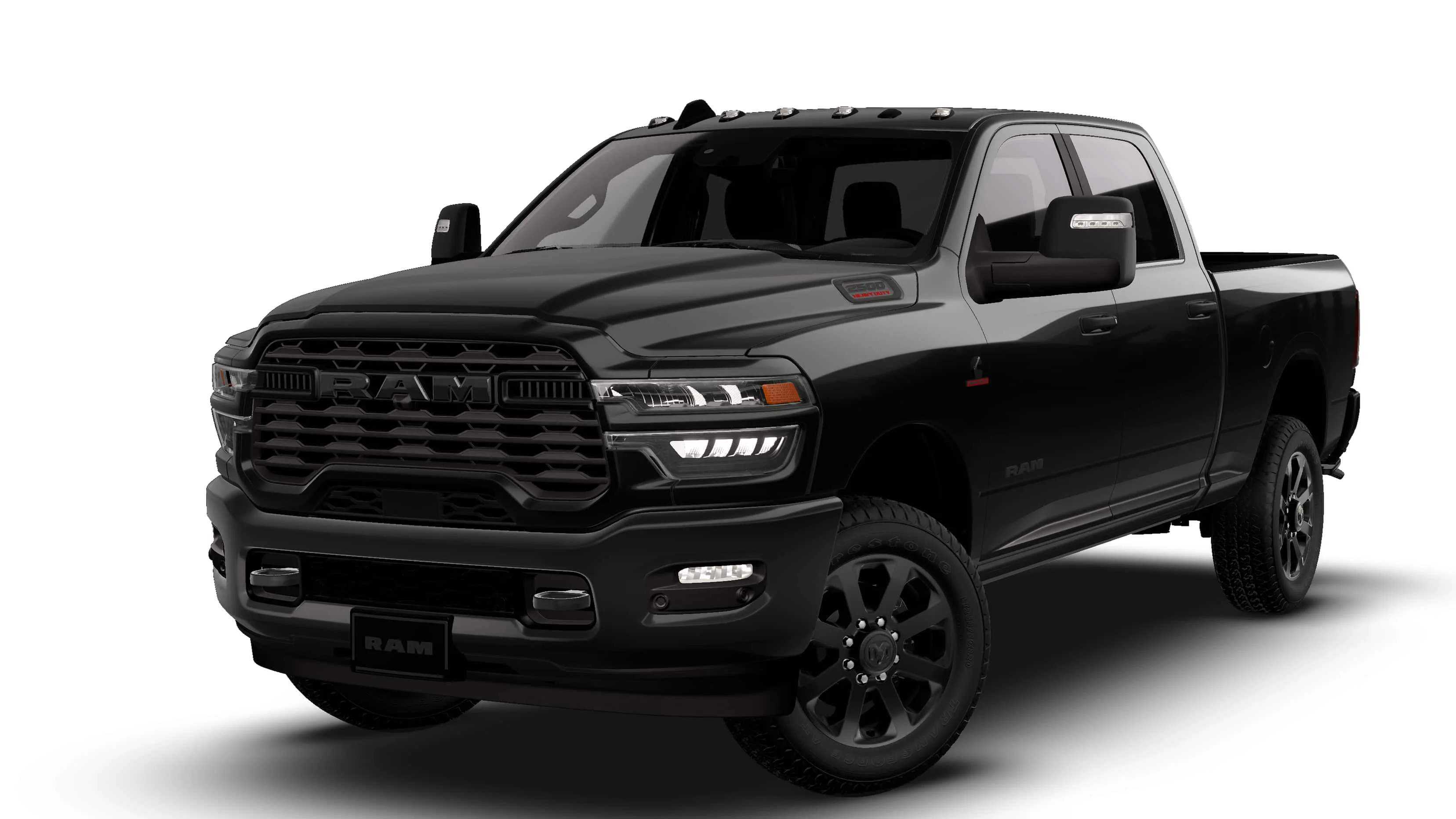 New 2026 Diamond Black Crystal Pearl-Coat Exterior Paint RAM Big Horn image 13