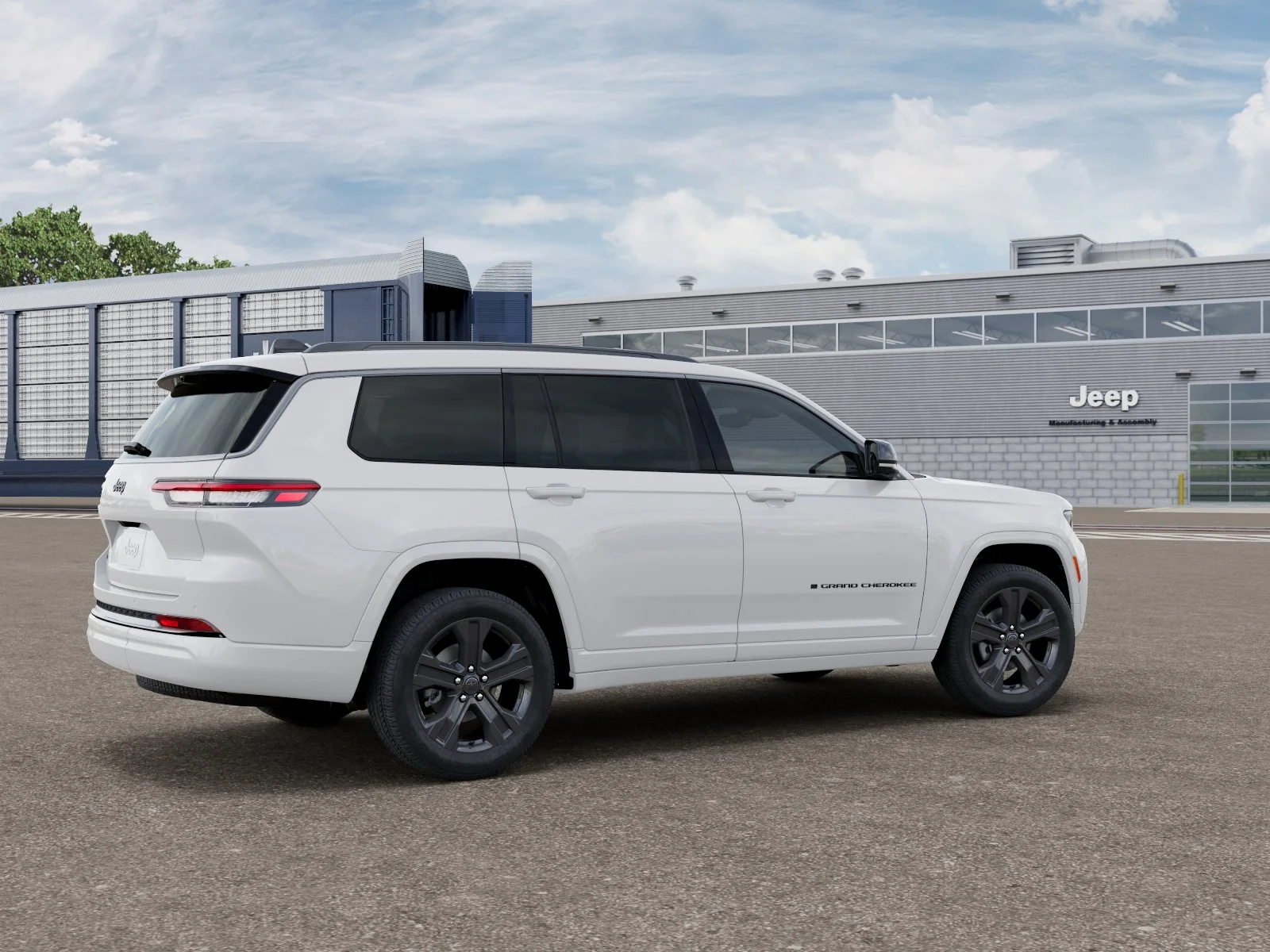 New 2027 Bright White Clear-Coat Paint Jeep Limited image 2