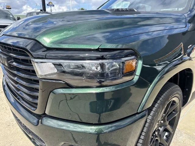New 2027 Serrano-Green Metallic Exterior Paint RAM Laramie image 8