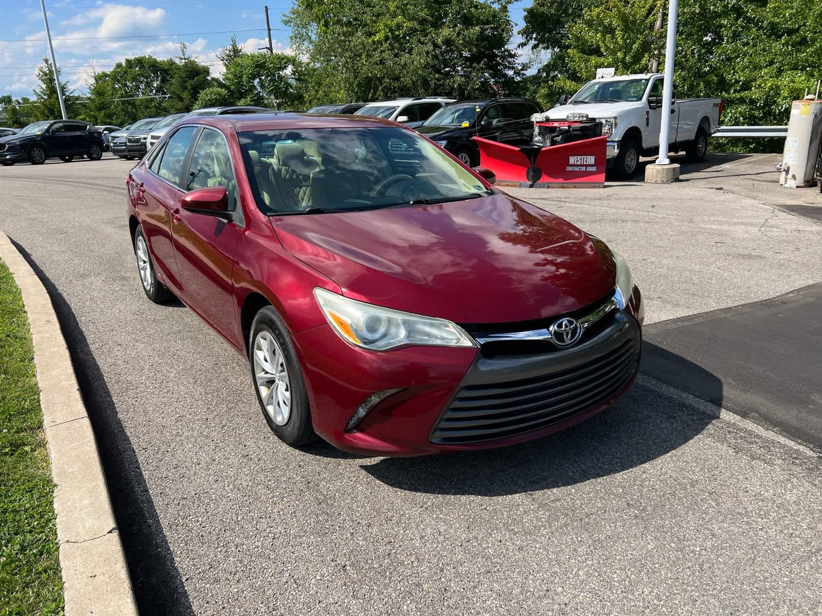 Used 2015 Ruby Flare Pearl Toyota LE image 4