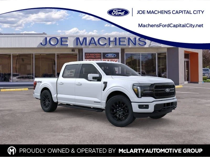 New 2026 Star White Metallic Tri-Coat Ford Lariat® image 1