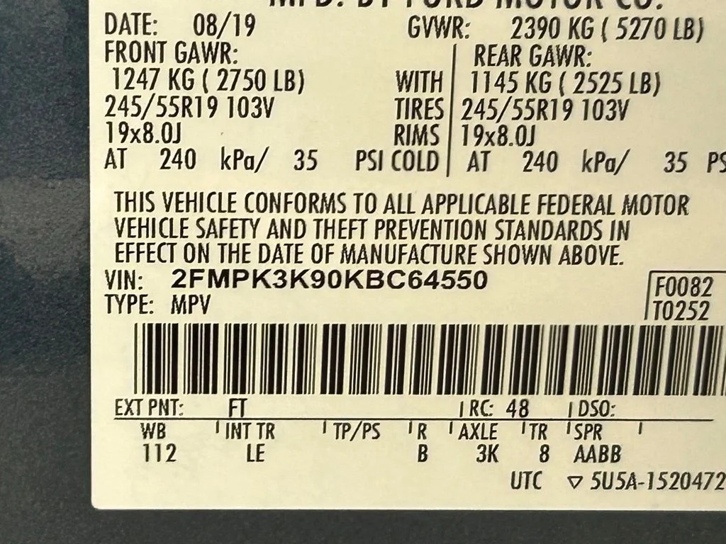Used 2019 Blue Ford Titanium image 40