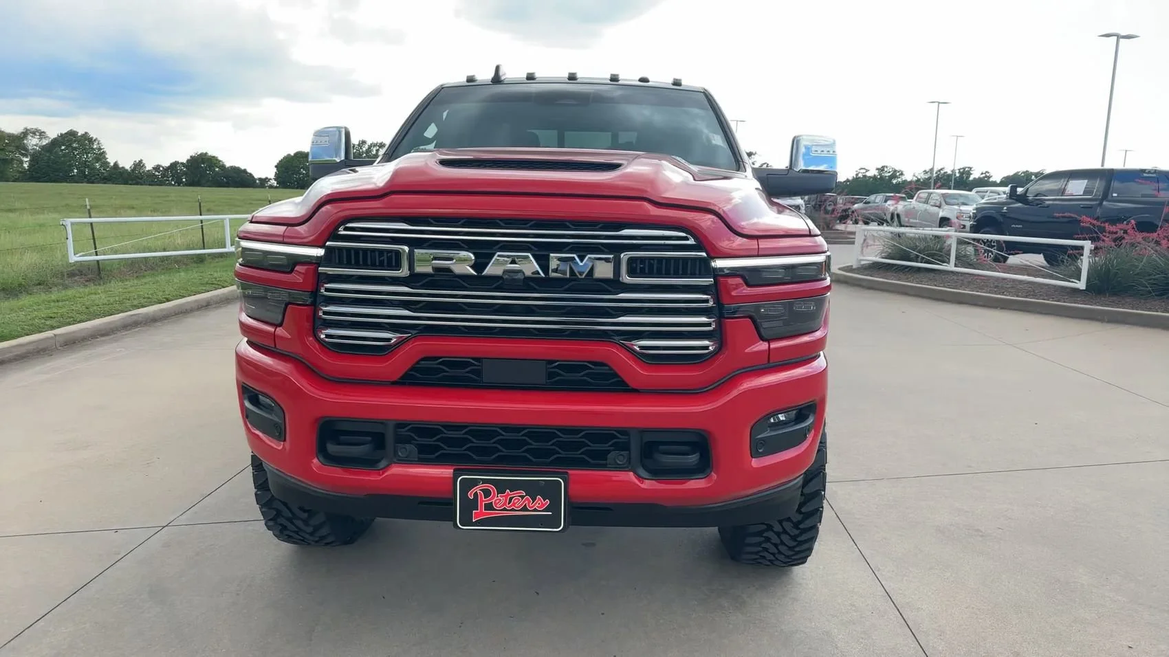 New 2026 Flame Red Clearcoat Ram Laramie image 3